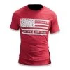 TOPS Flag Logo Red T-shirt
