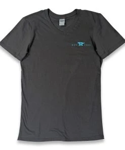 Buck Women's Gray-Teal T-shirt