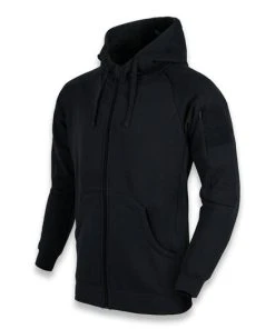 Helikon-Tex Urban Tactical Hoodie Lite FullZip, Black BL-ULF-CB-01