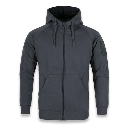 Helikon-Tex Urban Tactical Hoodie Lite FullZip, Grey BL-ULF-CB-19 - Image 2