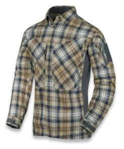 Helikon-Tex MBDU Flannel Shirt, Ginger Plaid KO-MBD-PO-P2