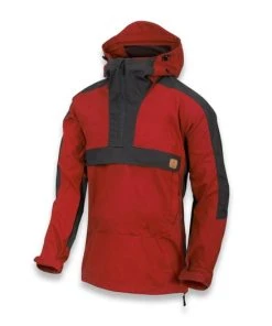 Helikon-Tex Woodsman Anorak Jacket, Crimson Sky/ash Grey KU-WDN-DC-8385A