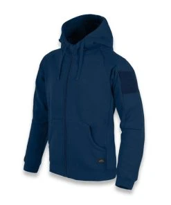Helikon-Tex Urban Tactical Hoodie Lite FullZip, Blue BL-ULF-CB-65