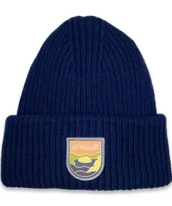 Roselli Beanie Cashmere & Merino Wool, Orange Patch R1035O